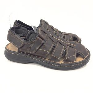 Vintage Faded Glory Y2K Chunky Fisherman Sandals Mens 9.5 Wide 90s Preppy